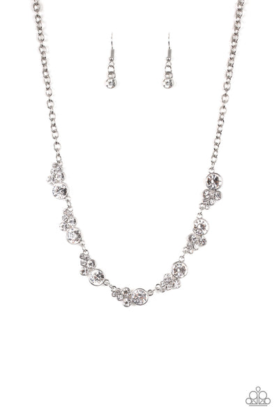 Paparazzi Social Luster - White Necklace