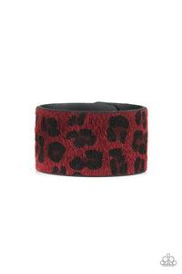 Paparazzi Cheetah Cabana - Red