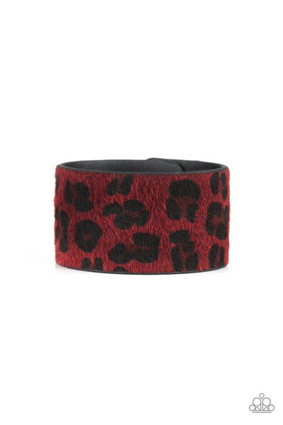 Paparazzi Cheetah Cabana - Red