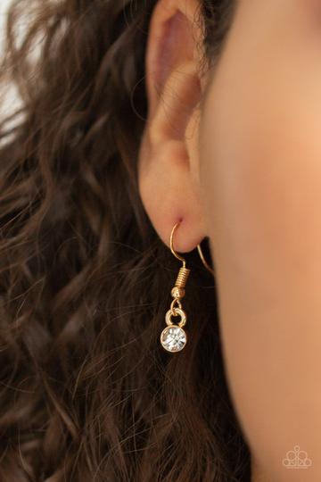 Paparazzi Stardust - Gold Necklace