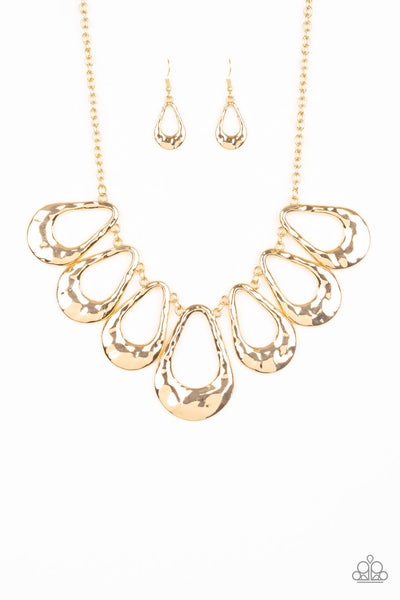 Paparazzi Teardrop Envy - Gold