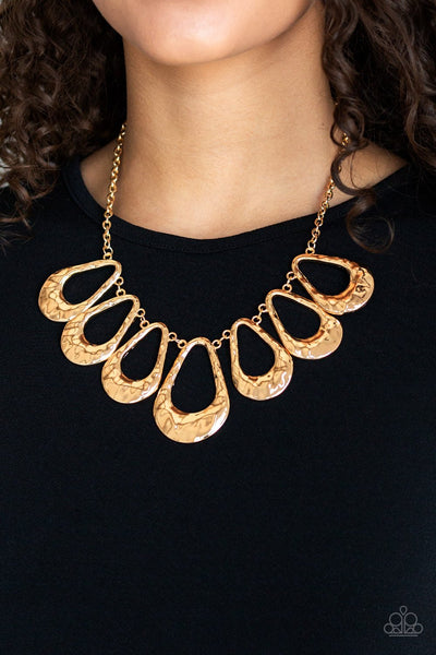 Paparazzi Teardrop Envy - Gold