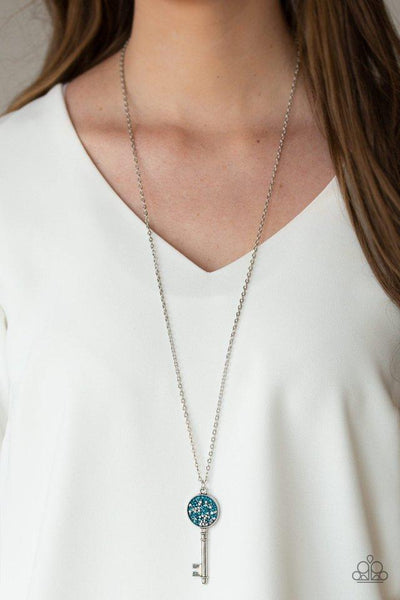 Paparazzi Key Keepsake - Blue