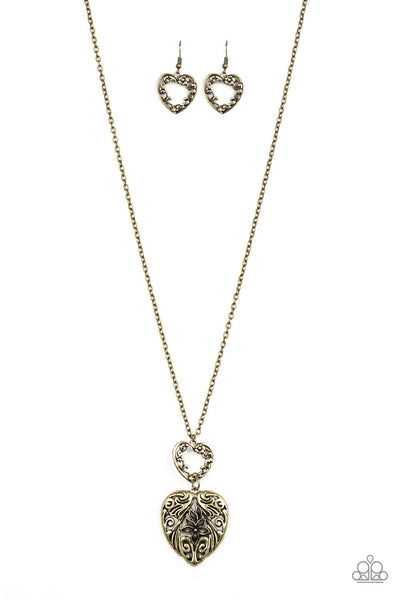 Paparazzi Garden Lovers - Brass Necklace