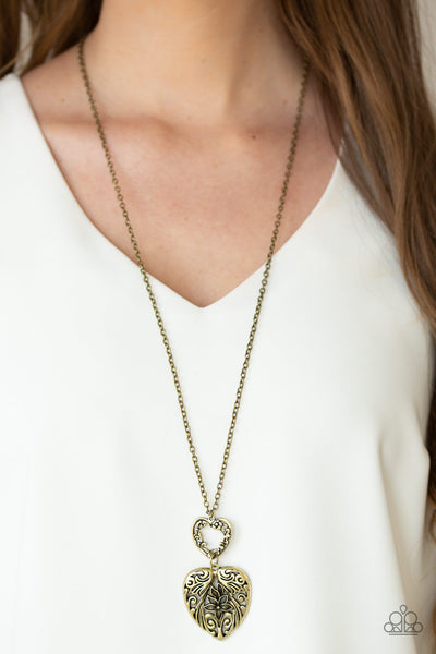Paparazzi Garden Lovers - Brass Necklace