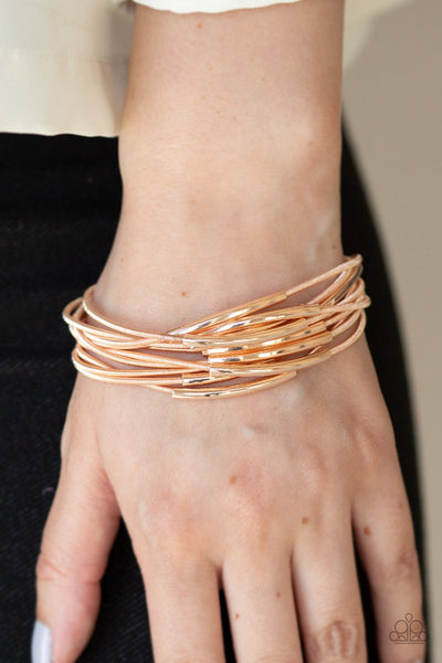 Paparazzi City Stretch - Rose Gold