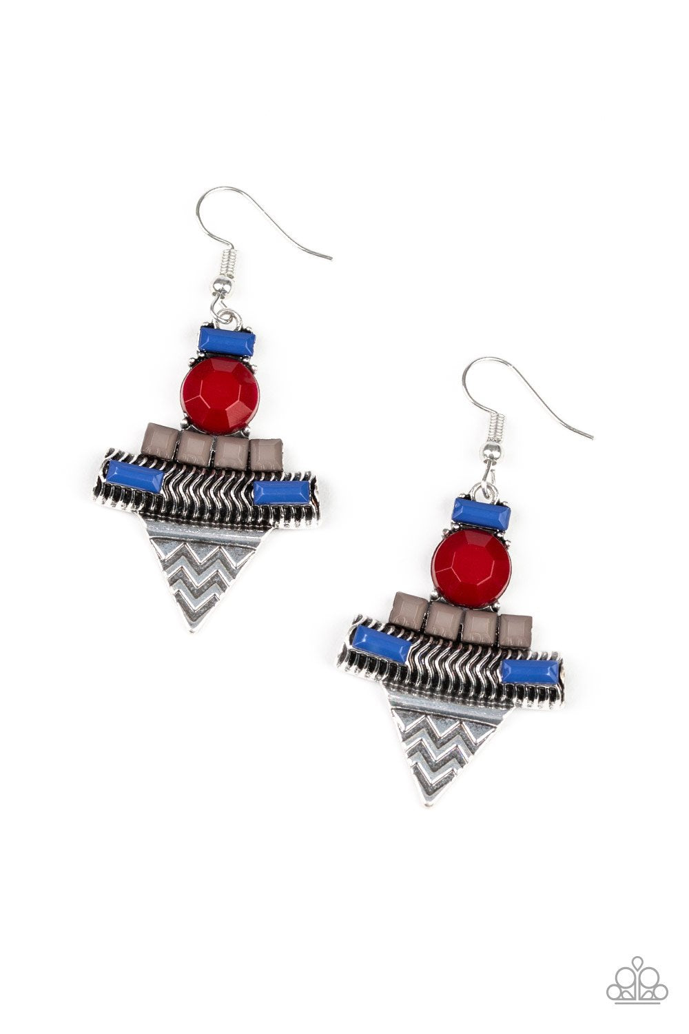 Paparazzi Tribal Terrain - Multi Earrings