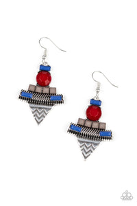 Paparazzi Tribal Terrain - Multi Earrings