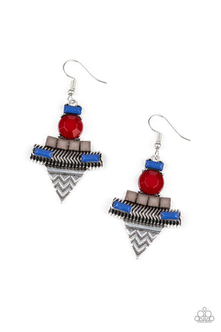 Paparazzi Tribal Terrain - Multi Earrings