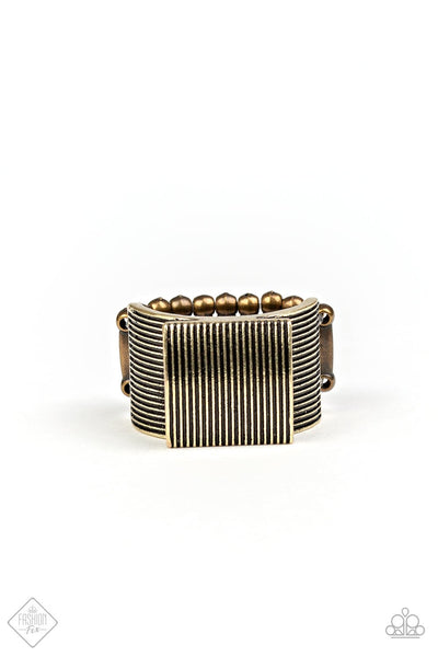 Paparazzi In GRATE Measure - Brass Ring