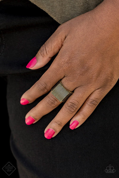 Paparazzi In GRATE Measure - Brass Ring
