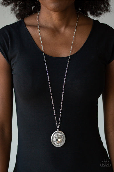 Paparazzi Castle Couture - White Necklace