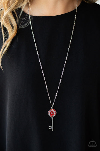 Paparazzi Key Keepsake - Red