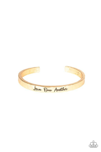 Paparazzi Love One Another - Gold Bracelet