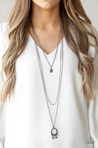 Paparazzi Treasures and Trinkets - Black Necklace