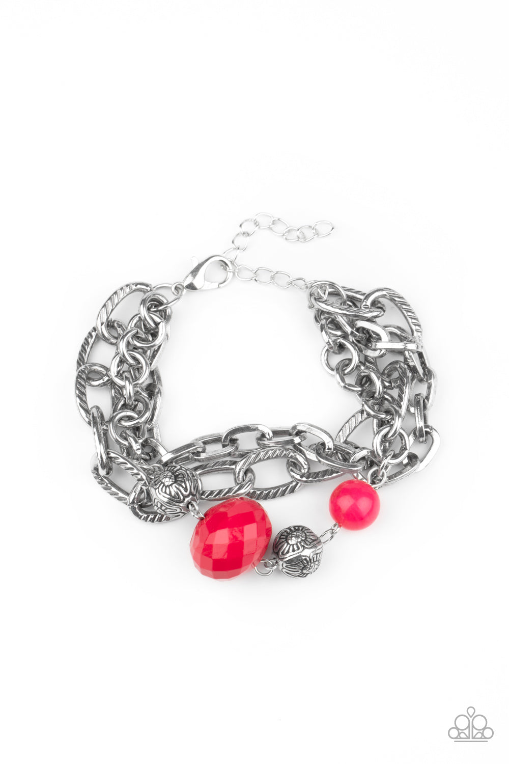 Paparazzi Mega Malibu - Pink Bracelet
