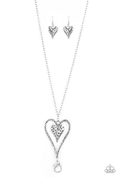 Paparazzi Hardened Hearts - Silver