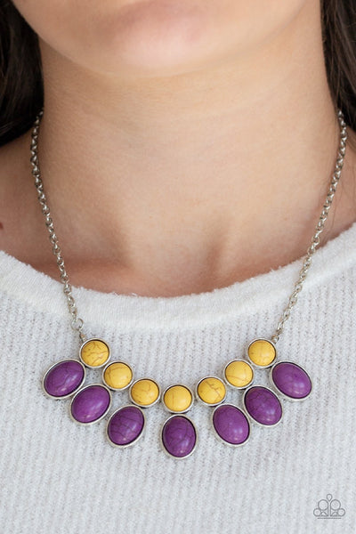 Paparazzi Environmental Impact - Purple Necklace