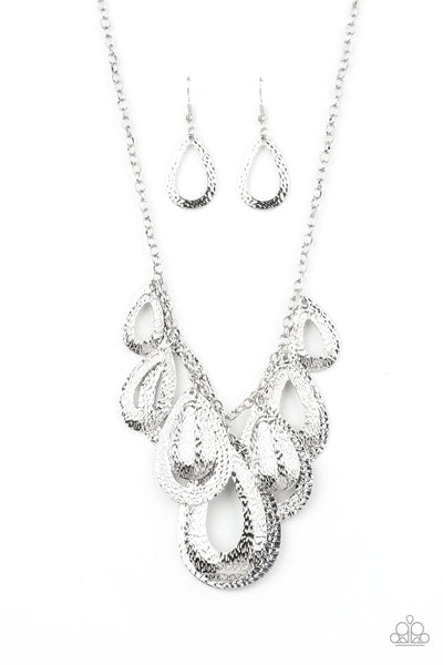 Paparazzi Teardrop Tempest - Silver