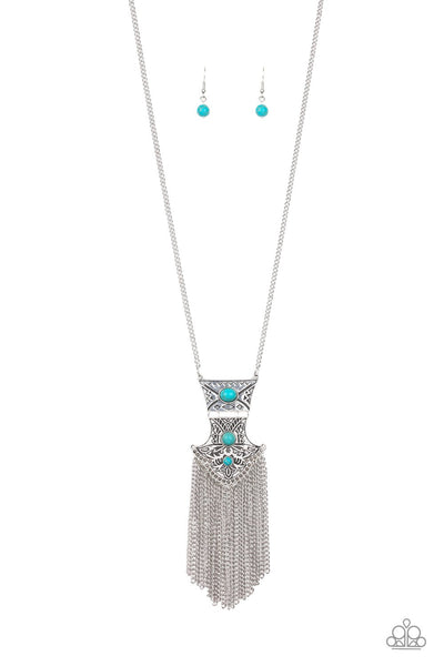 Paparazzi Totem Tassel - Blue