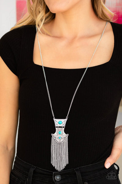 Paparazzi Totem Tassel - Blue
