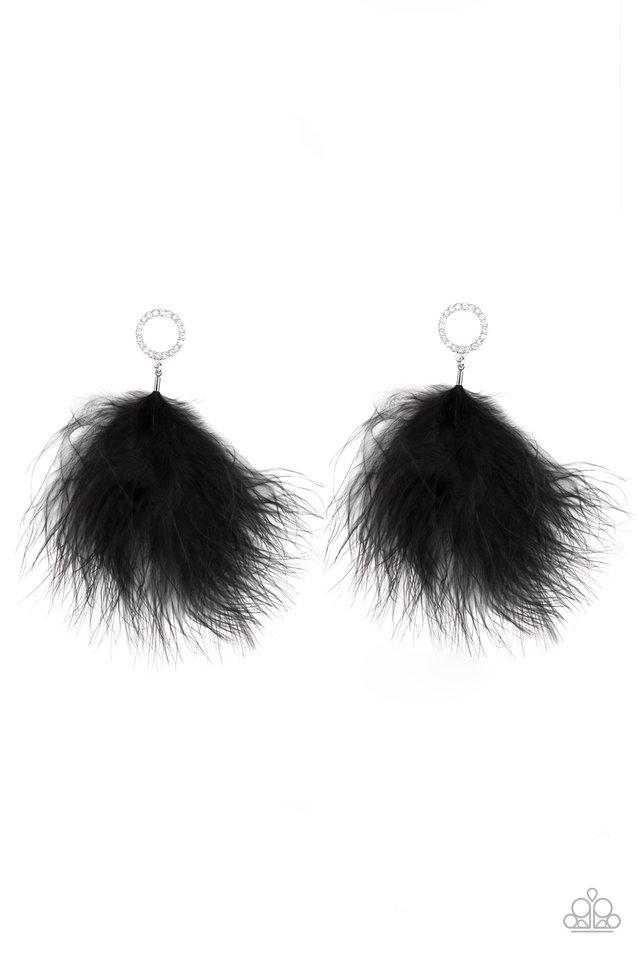Paparazzi BOA Down - Black