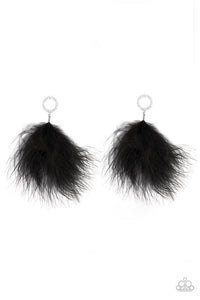 Paparazzi BOA Down - Black