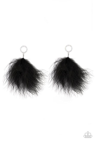 Paparazzi BOA Down - Black