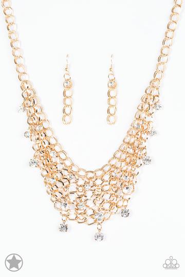 Paparazzi Fishing for Compliments - Gold Necklace