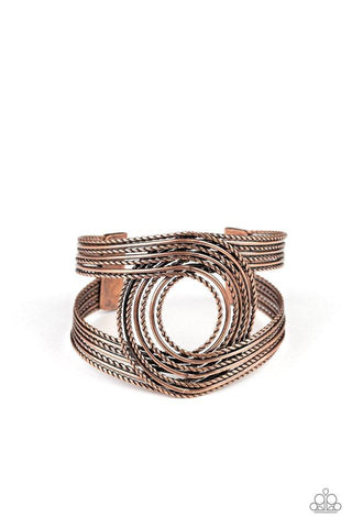 Paparazzi Rustic Coils - Copper