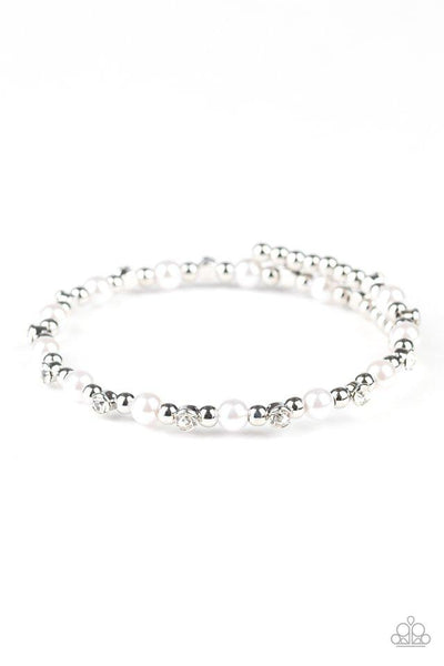 Paparazzi Decadently Dainty - White