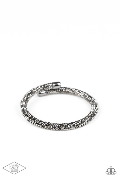 Paparazzi Stageworthy Sparkle - Black Bracelet