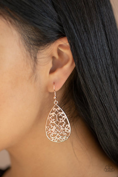 Paparazzi Divine Vine - Rose Gold