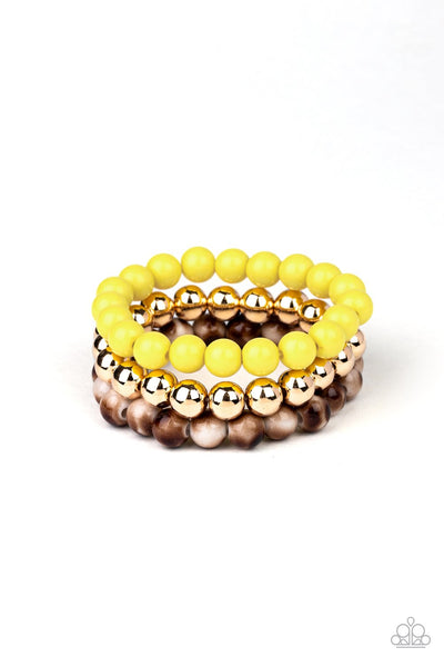 Paparazzi Courageously Couture - Yellow