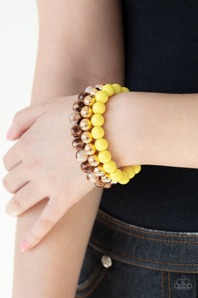 Paparazzi Courageously Couture - Yellow
