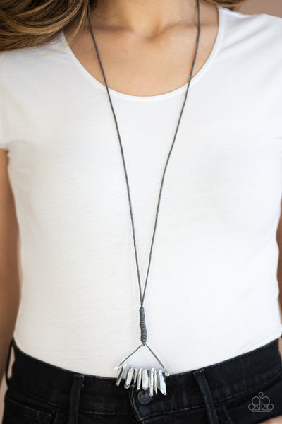 Paparazzi Raw Talent - Silver Necklace