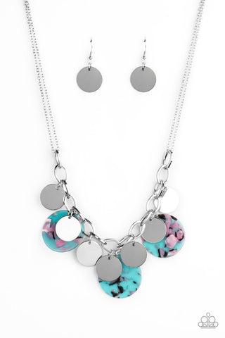 Paparazzi Confetti Confection - Blue Necklace
