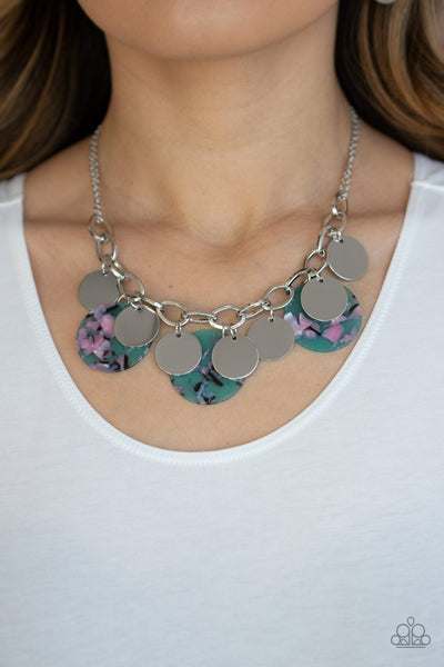 Paparazzi Confetti Confection - Blue Necklace
