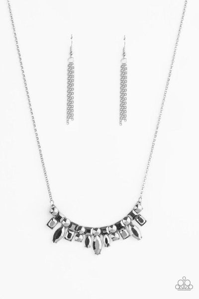 Paparazzi Wish Upon a ROCK STAR - Silver Necklace