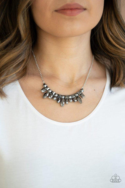 Paparazzi Wish Upon a ROCK STAR - Silver Necklace