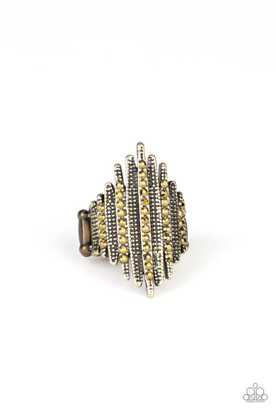 Paparazzi Shocking Sparkle - Brass Ring