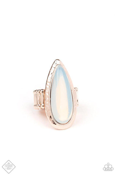 Paparazzi Opal Oasis - Rose Gold Ring