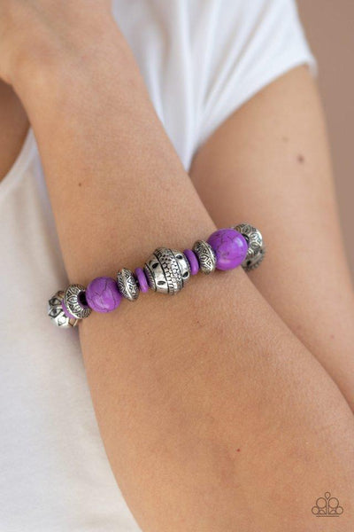 Paparazzi Majestic Masonry - Purple