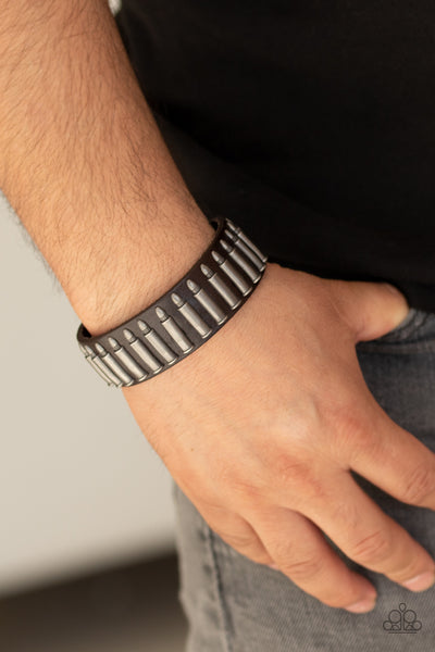 Paparazzi Armed and Dangerous - Brown Bracelet