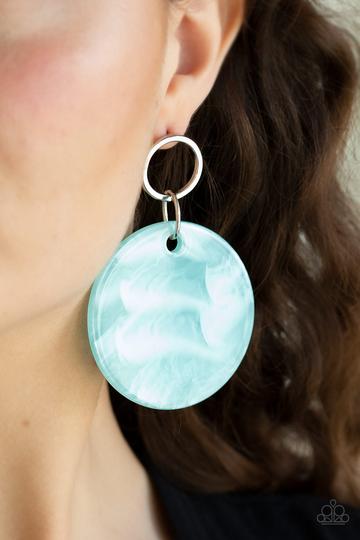 Paparazzi Beach Bliss - Blue Earrings