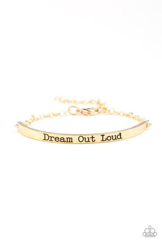 Paparazzi Dream Out Loud - Gold Bracelet