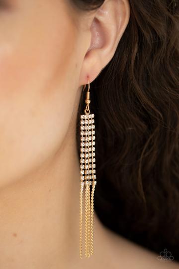 Paparazzi Rhinestone Romance - Gold