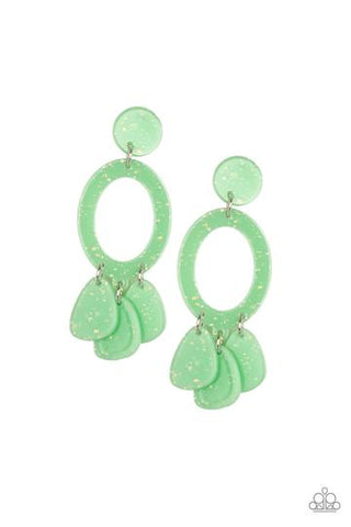 Paparazzi Sparkling Shores - Green