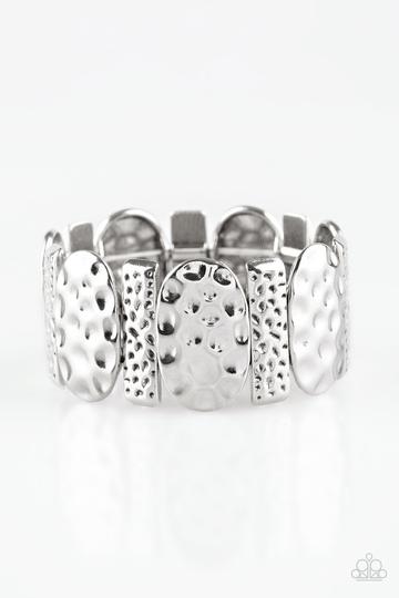 Paparazzi Cave Cache - Silver Bracelet