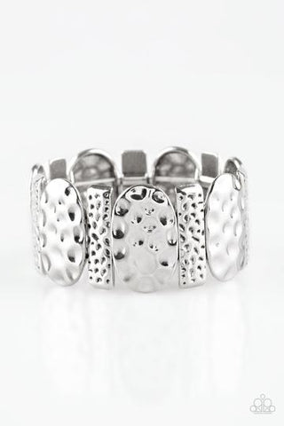 Paparazzi Cave Cache - Silver Bracelet